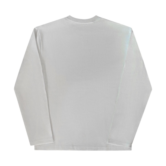 Chrome Hearts White Long Sleeve Henley Shirt - Picture 3 of 3